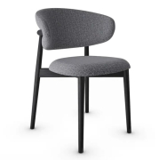 Krzesło Oleandro boucle antracytowe Calligaris