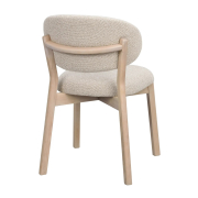 Krzesło Patterson beżowe - dąb bielony Rowico