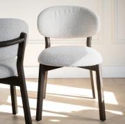 Krzesło Patterson beżowe - drewno dębowe brązowe Rowico