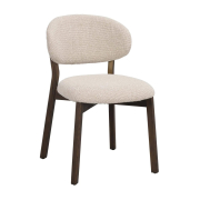 Krzesło Patterson beżowe - drewno dębowe brązowe Rowico