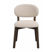 Krzesło Patterson beżowe - drewno dębowe brązowe Rowico