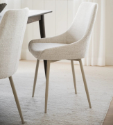 Krzesło Sierra jasnobeżowe Rowico