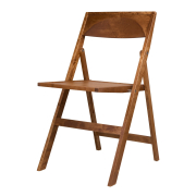 Krzesło składane Flat brązowe Frama