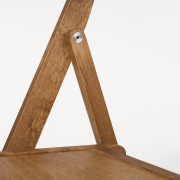 Krzesło składane Flat brązowe Frama