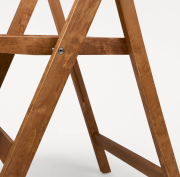 Krzesło składane Flat brązowe Frama