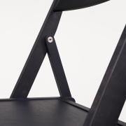 Krzesło składane Flat czarne Frama