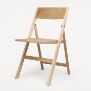 Krzesło składane Flat naturalne Frama