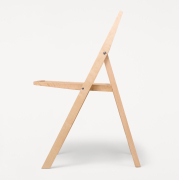 Krzesło składane Flat naturalne Frama