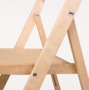 Krzesło składane Flat naturalne Frama