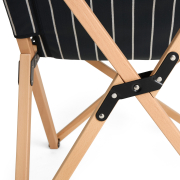 Krzesło składane Outdoor Market czarne HAY