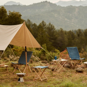 Krzesło składane Outdoor Market czarne HAY