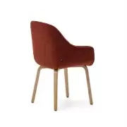 Krzesło Aleli terracota boucle kave home