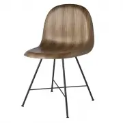 Krzesło 3D orzech amerykański nogi center Gubi