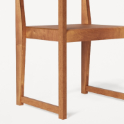 Krzesło Chair 01 z podłokietnikami brązowe Frama