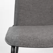 Krzesło Clip ciemnoszare Zuiver