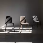 Krzesło Clip ciemnoszare Zuiver