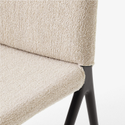 Krzesło Kape IF7 podstawa czarna - tapicerka Barnum 101 Andtradition