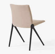 Krzesło Kape IF7 podstawa czarna - tapicerka Grain 61252 Andtradition