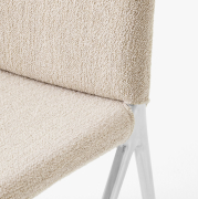 Krzesło Kape IF7 podstawa polerowane aluminium - tapicerka Barnum 101 Andtraditi