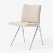 Krzesło Kape IF7 podstawa polerowane aluminium - tapicerka Barnum 101 Andtraditi