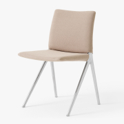 Krzesło Kape IF7 podstawa polerowane aluminium - tapicerka Grain 61252 Andtradit