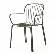 Krzesło Ogrodowe Thorvald SC95 brązowo-zielone Andtradition