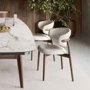 Krzesło Oleandro boucle beżowe Calligaris