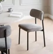 Krzesło Paisley szarobrązowe Rowico