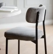 Krzesło Paisley szarobrązowe Rowico