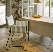 Krzesło Tropique Leslie Stripe Limonta 20 Gubi