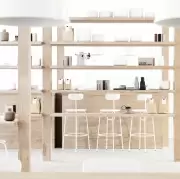 Krzesło Barowe Afteroom Naturalny Dąb Audo Copenhagen