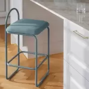 Krzesło barowe Angui 82,5 cm zakurzony błękit AYTM