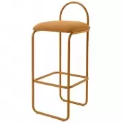 Krzesło barowe Angui 92,5 cm bursztynowe AYTM