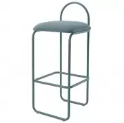 Krzesło barowe Angui 92,5 cm zakurzony błękit AYTM