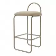 Krzesło barowe Angui 82,5 cm taupe AYTM