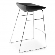 Krzesło barowe Palm szare Calligaris