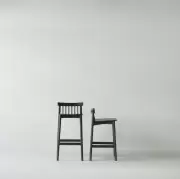 Krzesło barowe Pind 65 cm czarne Normann Copenhagen