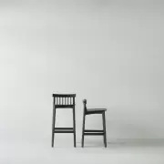 Krzesło barowe Pind 75 cm czarne Normann Copenhagen