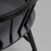 Krzesło barowe Carmen czarne Rowico