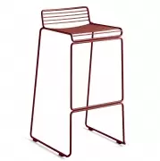 Krzesło barowe do ogrodu Hee 75 cm rdzawe HAY