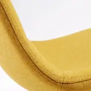 KRZESŁO BAROWE NILSON MUSZTARDOWE KAVE HOME