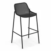 Krzesło Barowe Round Czarne Emu