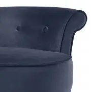 Krzesło barowe Sophia Loren niebieskie velvet Eichholtz