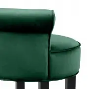 Krzesło barowe Sophia Loren zielone velvet Eichholtz