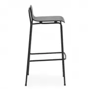 KRZESŁO BAROWE STUDIO H65 CZARNE NORMANN COPENHAGEN