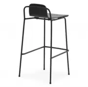 KRZESŁO BAROWE STUDIO H75 CZARNE NORMANN COPENHAGEN