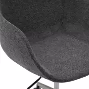 Krzesło biurowe Tissiana ciemnoszare kave home