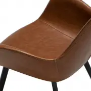 KRZESŁO HYPE Z PODŁOKIETNIKAMI BRĄZOWE DAN-FORM