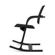 Krzesło ergonomiczne Actulum ciemnoszare, czarne drewno Varier
