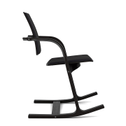 Krzesło ergonomiczne Actulum ciemnoszare, czarne drewno Varier